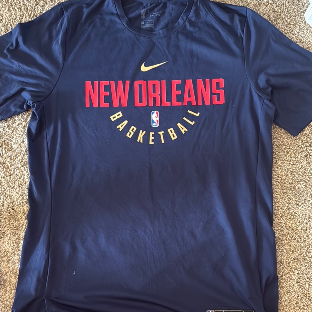 Nike Navy New Orleans Basketball Tee